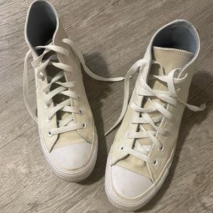 Converse Chuck Taylor All Star Hi Mono Lights sneakers in egret